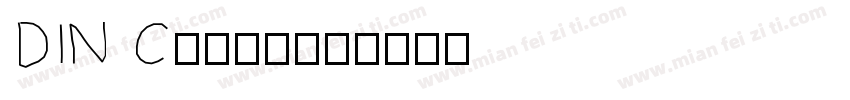 DIN Conde字体转换
